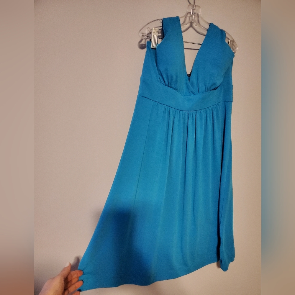 Blue dress
